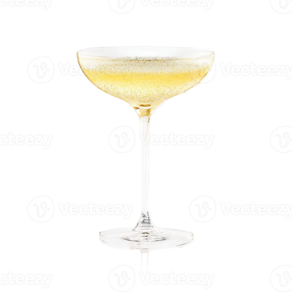 Rogaska Expert Champagne coupe handmade crystal saucer curved silhouette shimmering golden champagne abstract light reflections png