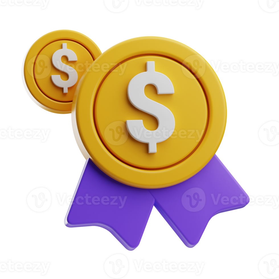 Award Business management illustration 3d png
