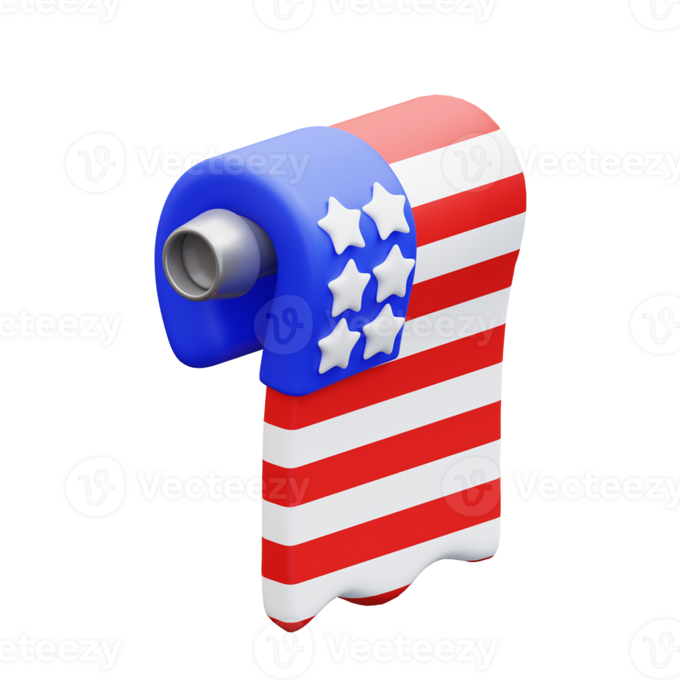 3d illustration usa badge png