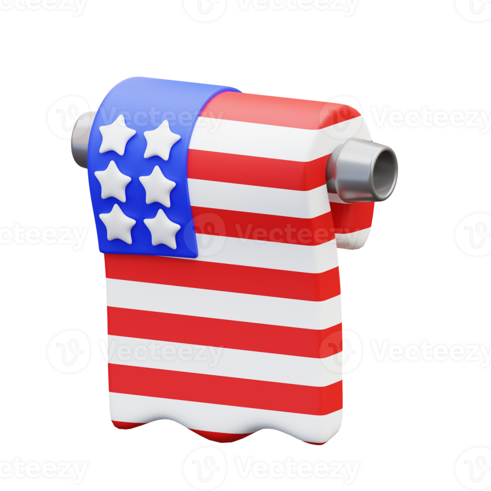 3d illustration usa badge png
