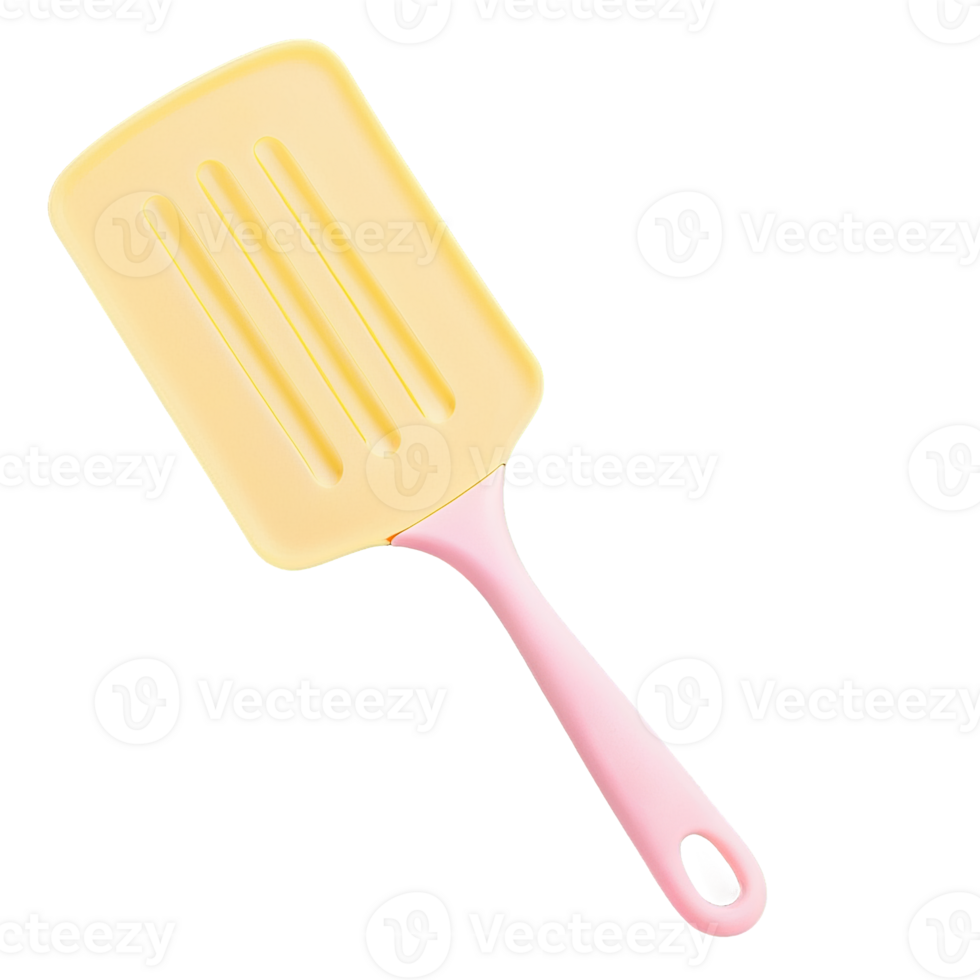 Silicone spatula set in a variety of pastel colors with heat resistant and flexible blades png