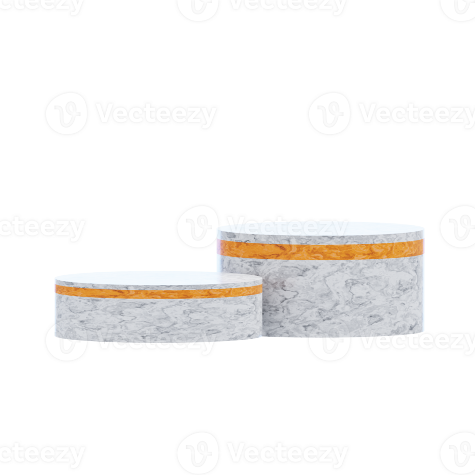 vit podium estetisk 3d ikon png