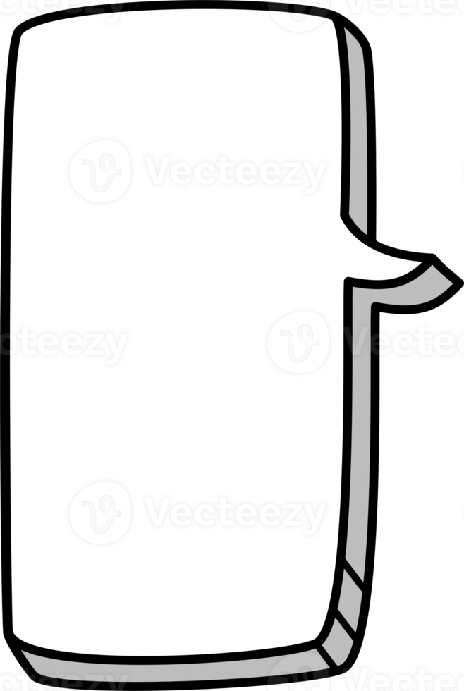 3d black and white color speech bubble balloon icon sticker memo keyword planner text box banner png
