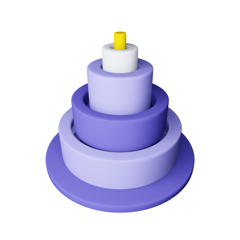 Pyramid graph on isolated. 3D Infographics png
