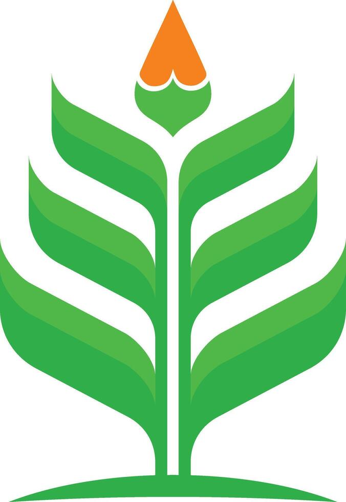 Random PLant Logo Design vector
