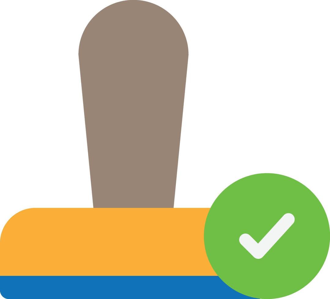 Stamp Accept Done vector