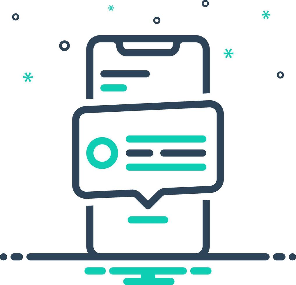 Solid black icon for comment vector