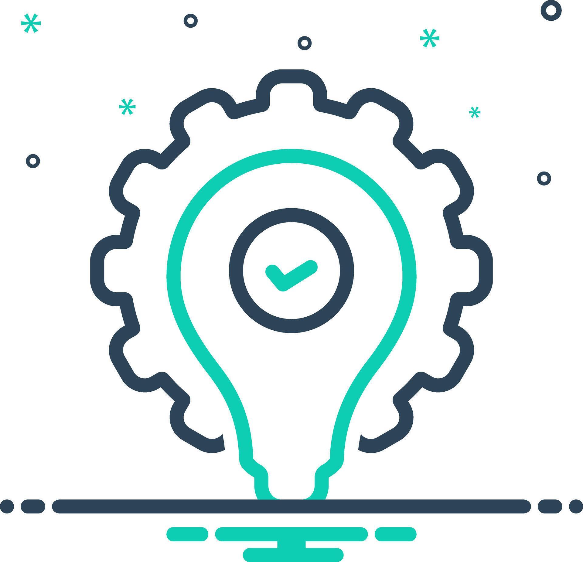 Solid black icon for solution 44611060 Vector Art at Vecteezy