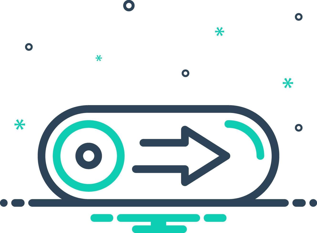 Mix icon for switch vector