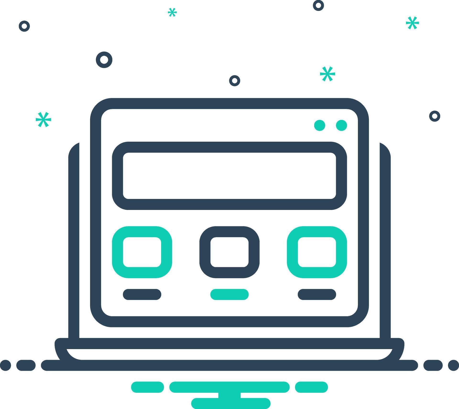 Solid black icon for webdesign 44611263 Vector Art at Vecteezy