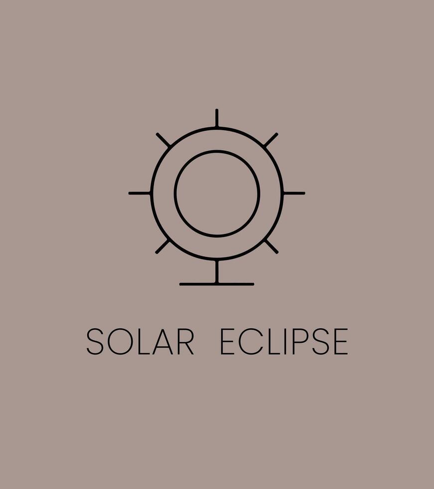 solar eclipse camiseta vector