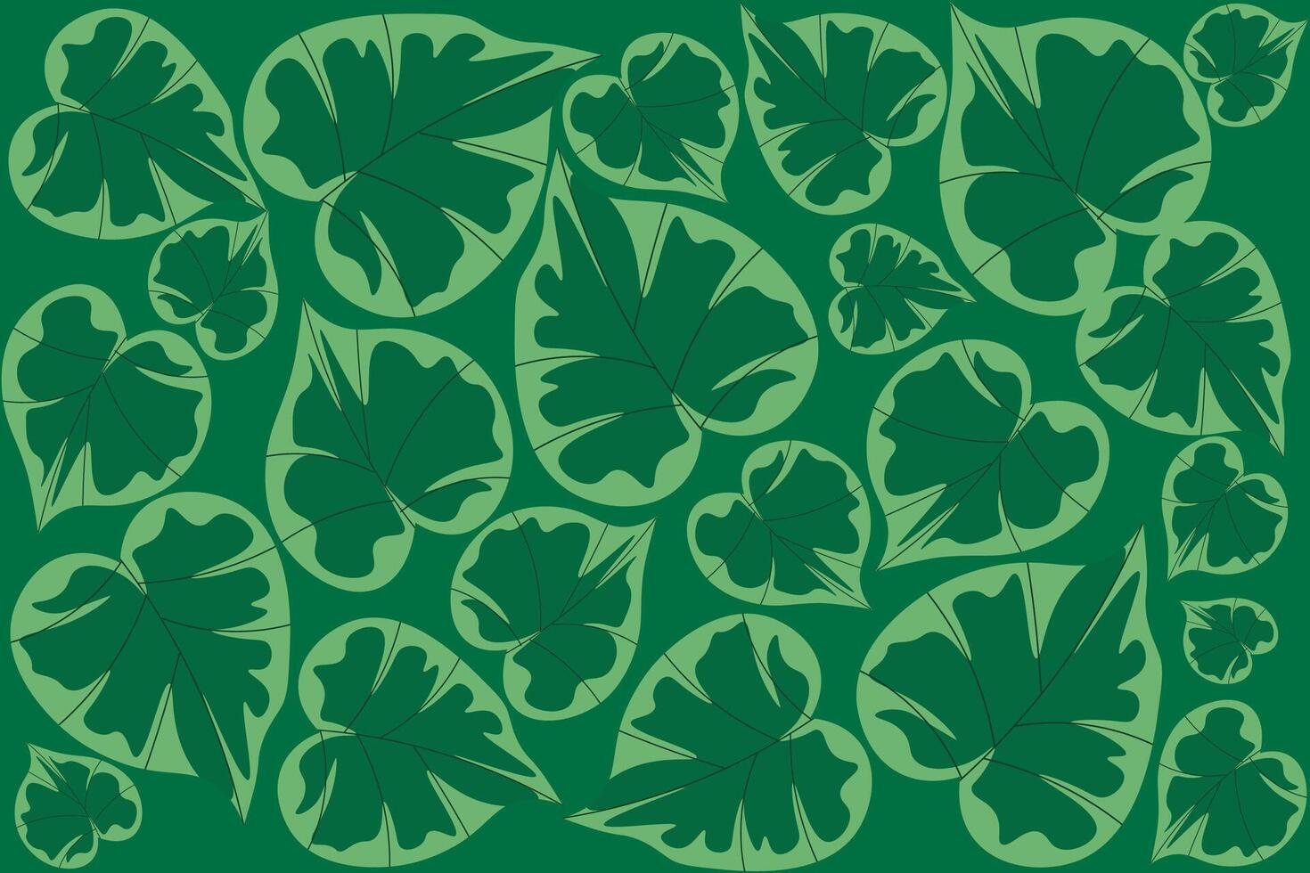 Botanic seamless pattern with exotic leaves vector