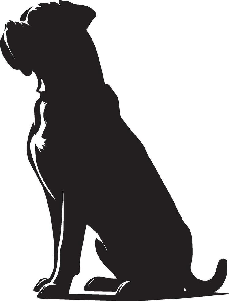 Dog silhouette set. Dog illustration vector