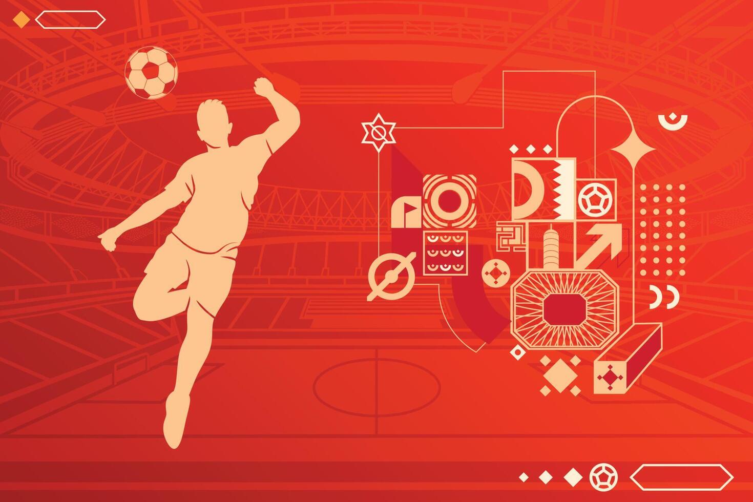 Soccer Football Background Cup Banner Background vector