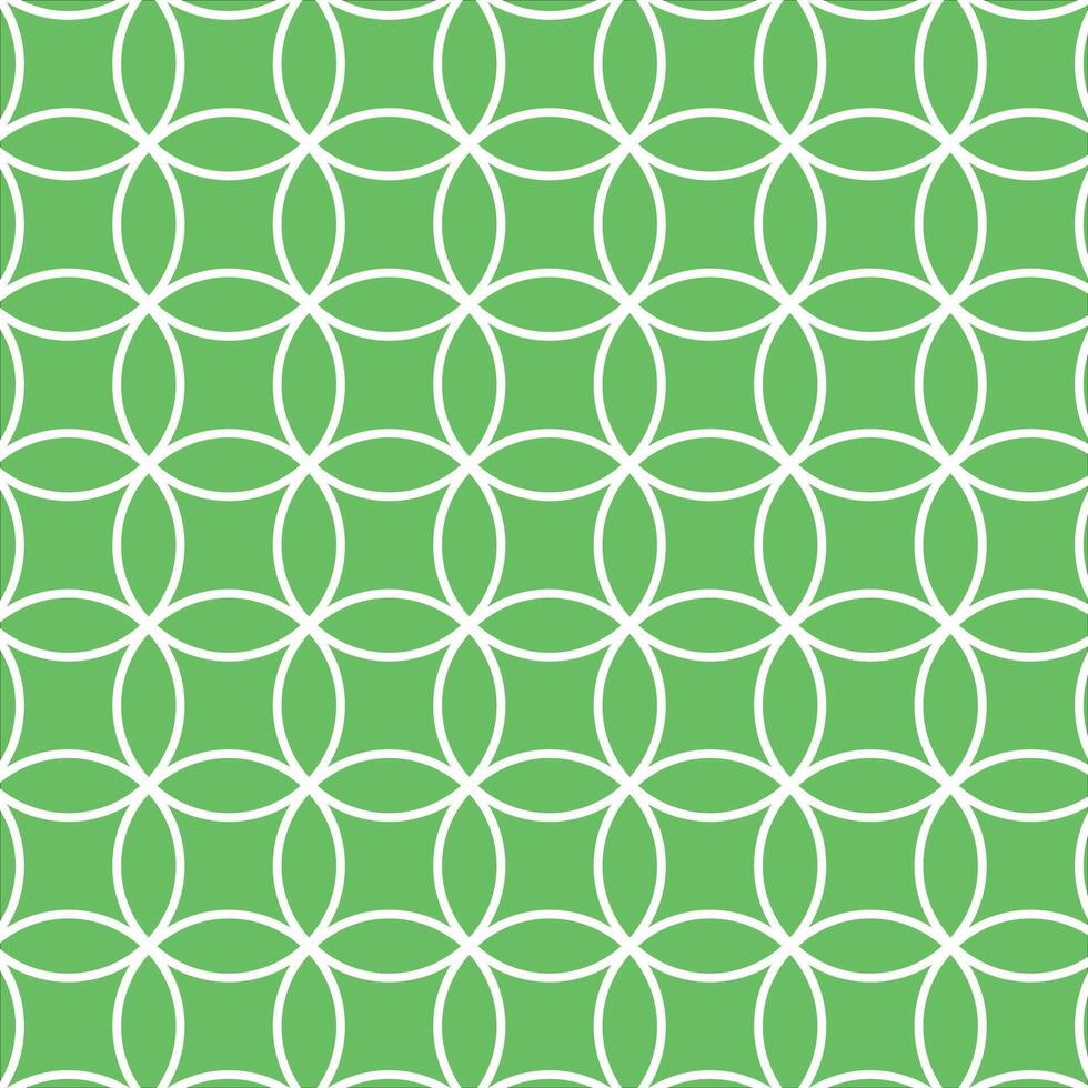 abstract modern geometric circle line pattern green color vector