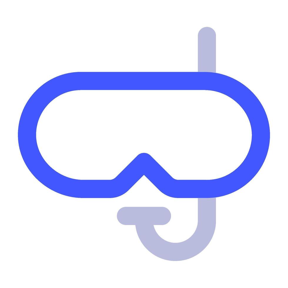 Snorkel icon for web, app, infographic vector