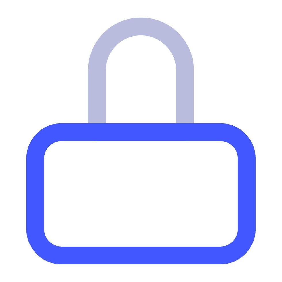 Lock icon for uiux, web, app, infographic, etc vector