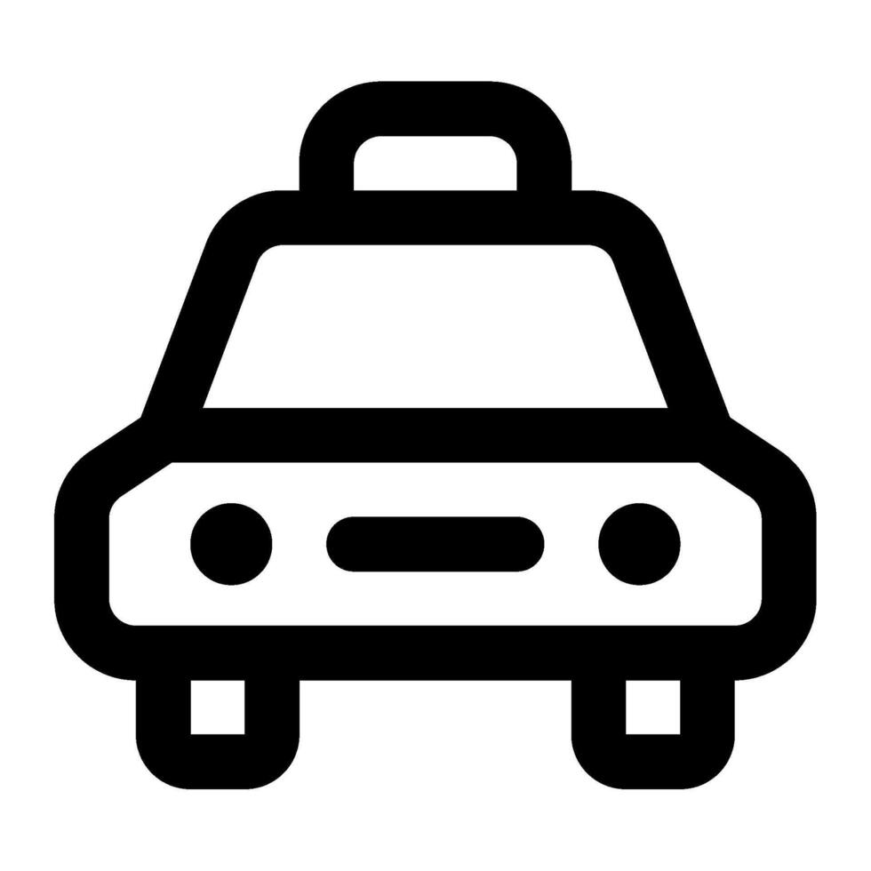 Taxi icon for web, app, infographic vector