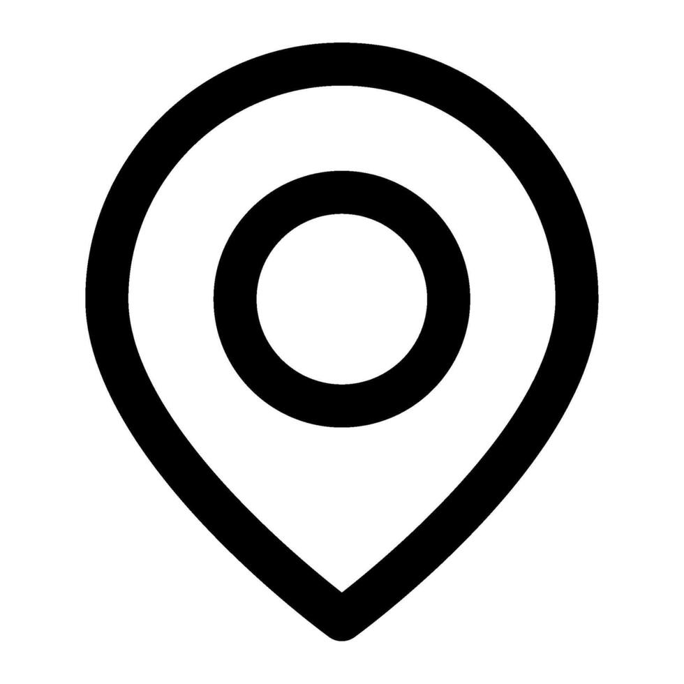 Location icon for uiux, web, app, infographic, etc vector