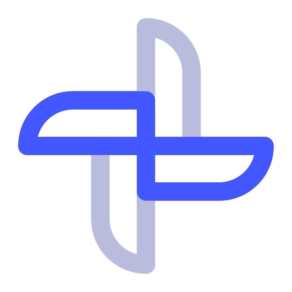 Windmill icon for web, app, infographic vector