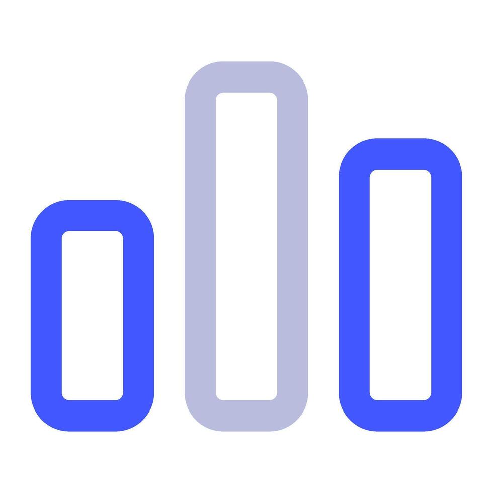 Graph icon for uiux, web, app, infographic, etc vector