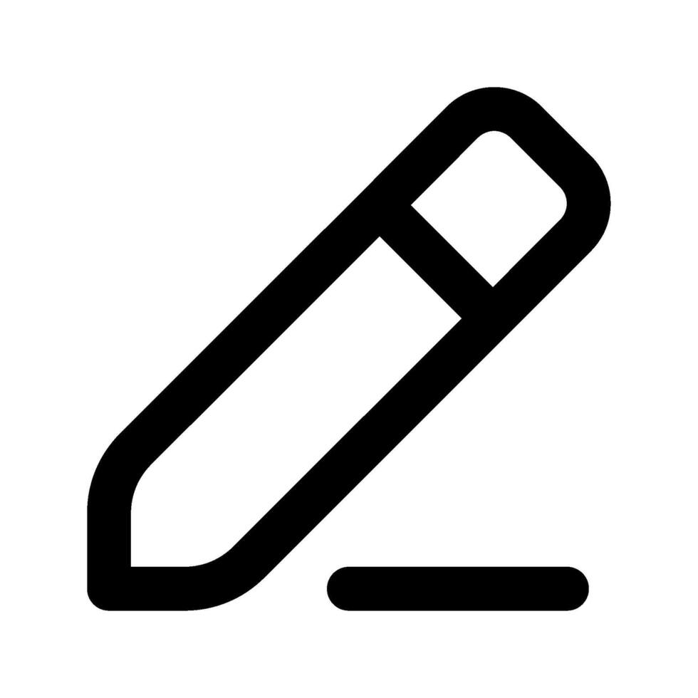 Edit icon for uiux, web, app, infographic, etc vector