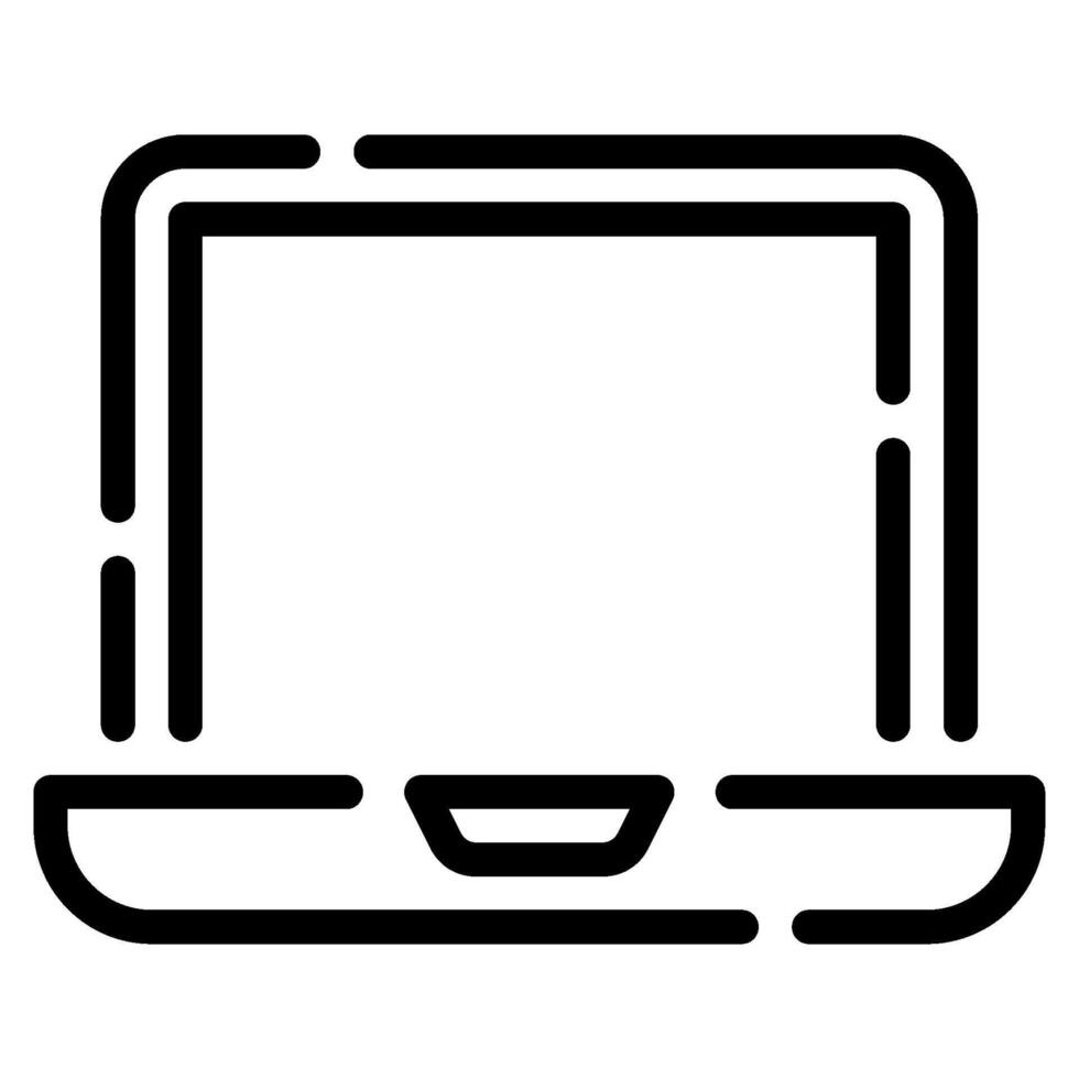 para web, aplicación, infografía, etc.computadora portátil icono vector