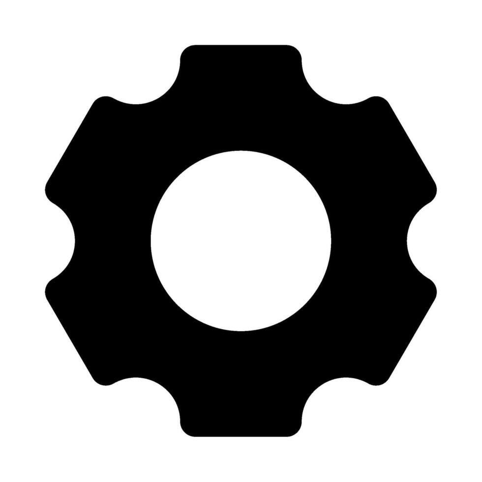 Settings icon for uiux, web, app, infographic, etc vector