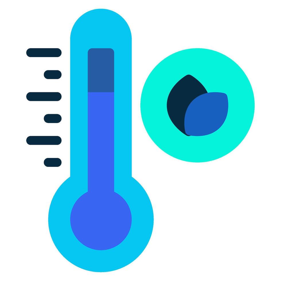 Eco Thermostat icon for web, app, infographic, etc vector
