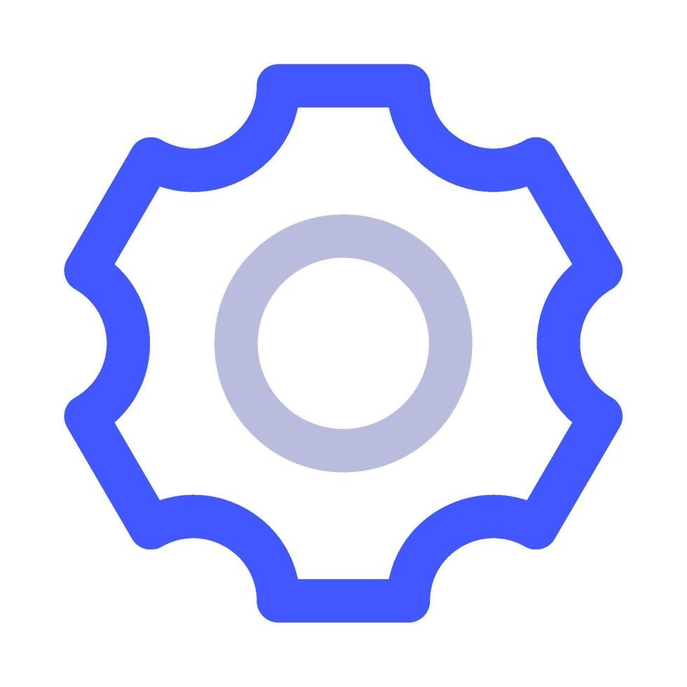 Settings icon for uiux, web, app, infographic, etc vector