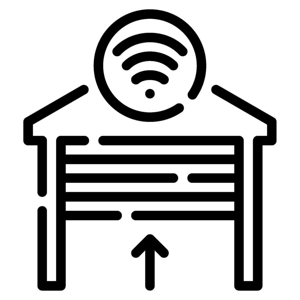 Garage Opener icon for web, app, infographic, etc vector