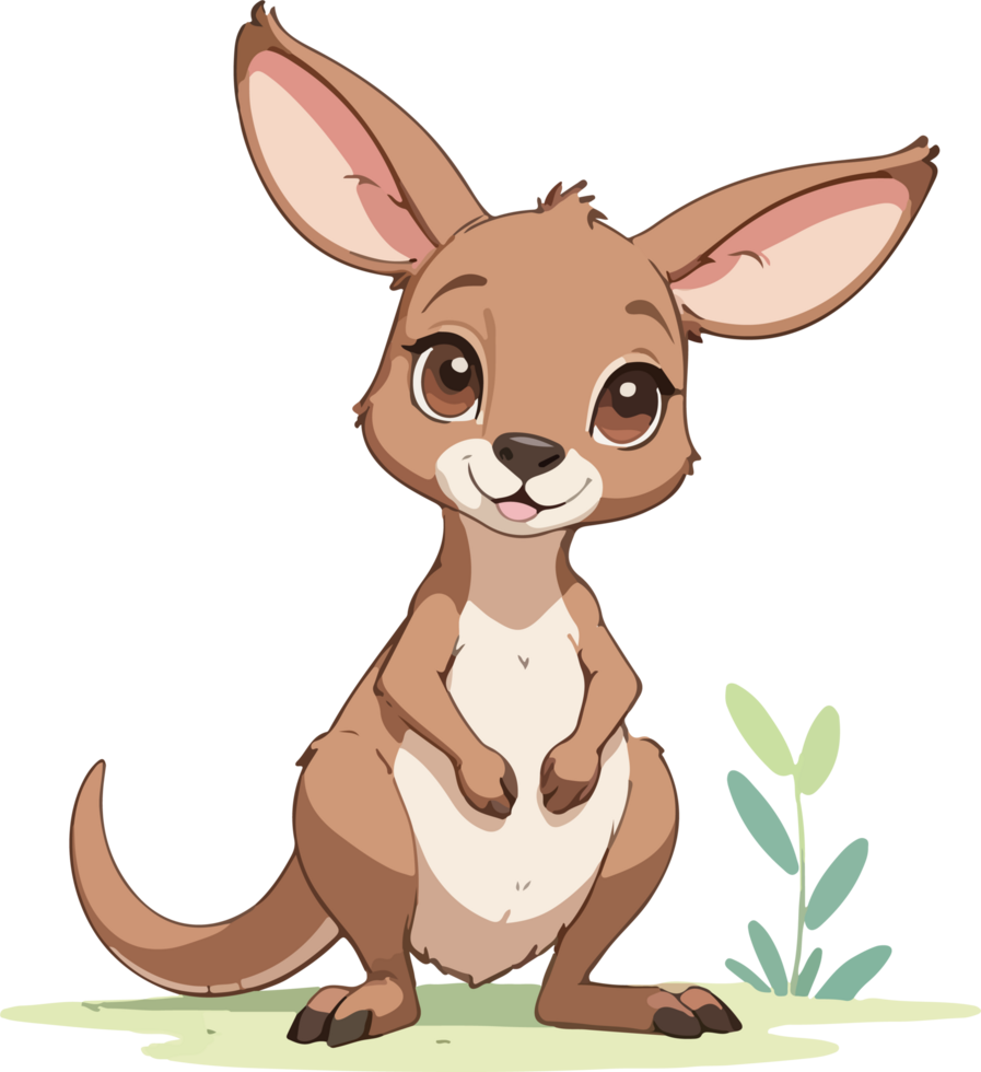Kangaroo Cartoon Animal Design png