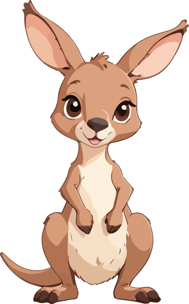 Kangaroo Cartoon Animal Style png