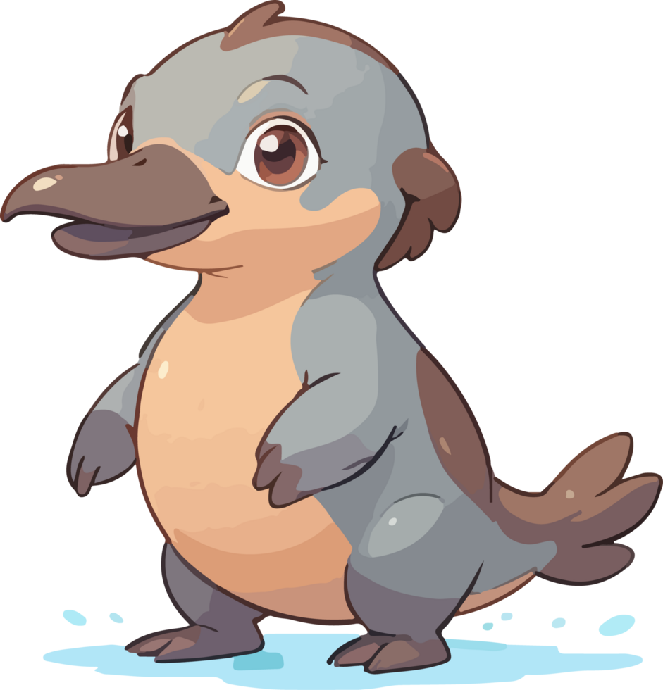 Platypus Animal Cartoon Art png