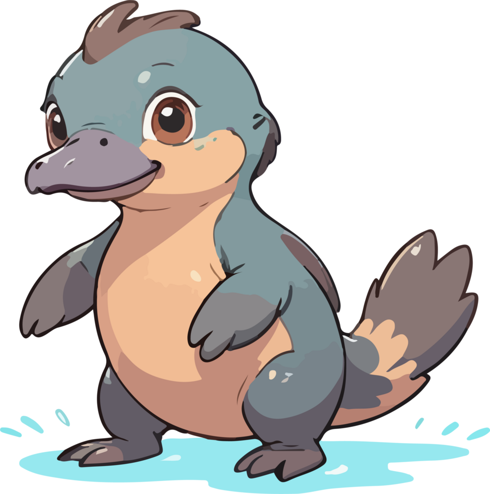 Platypus Animal Cartoon Image png