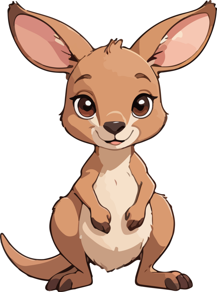 Kangaroo Cartoon Animal Clip png