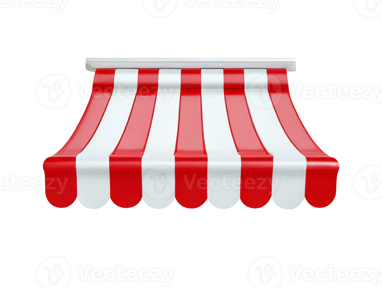 shop striped awning isolated png