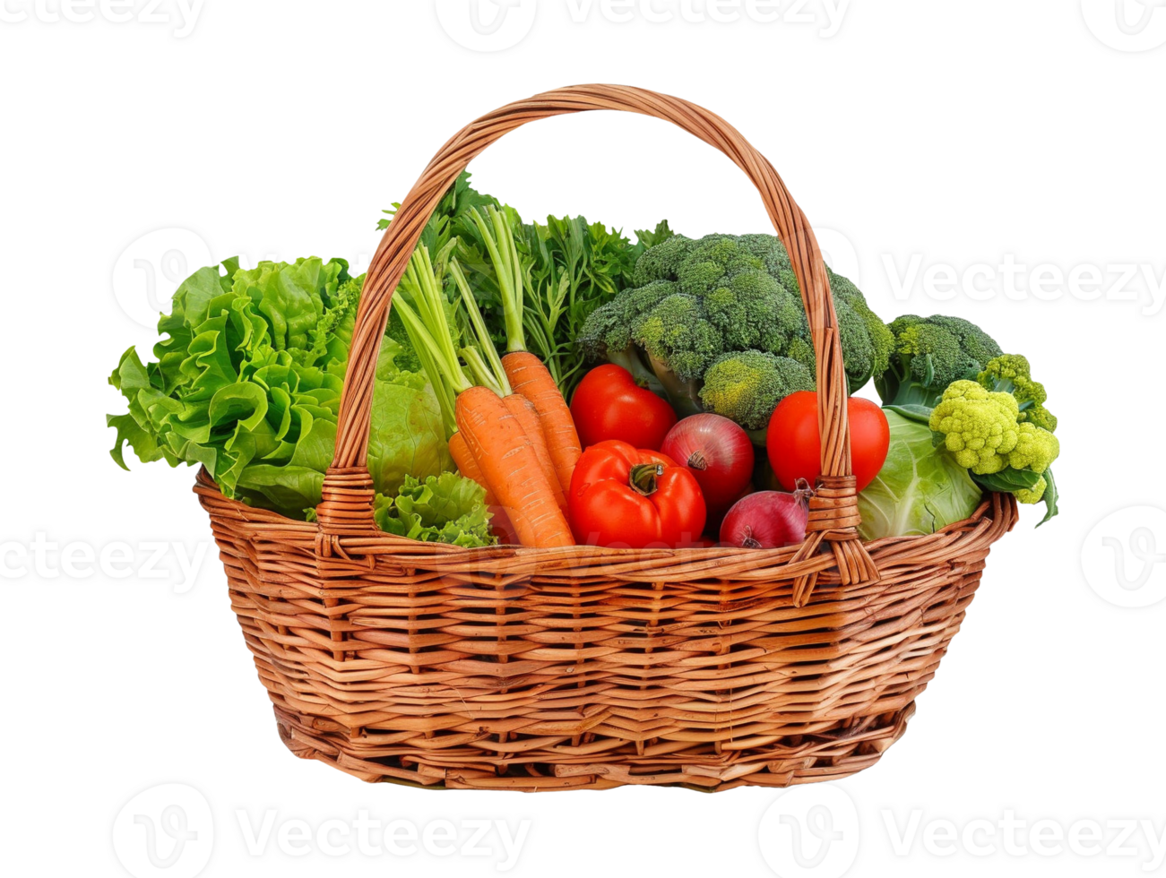 basket of vegetables png