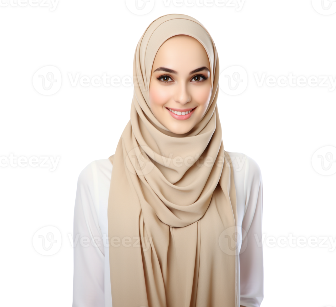 woman wearing a scarf png