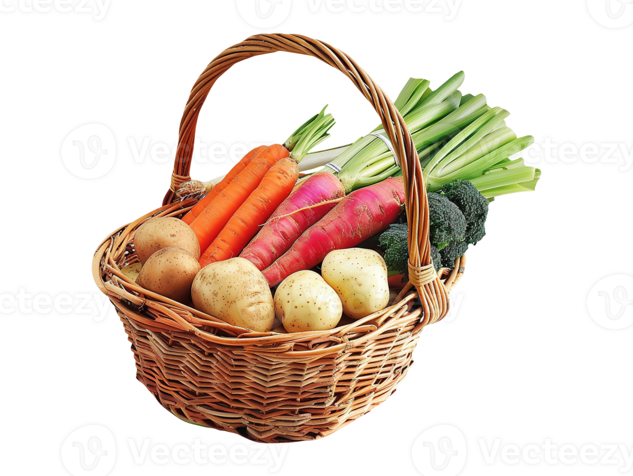 basket of vegetables png