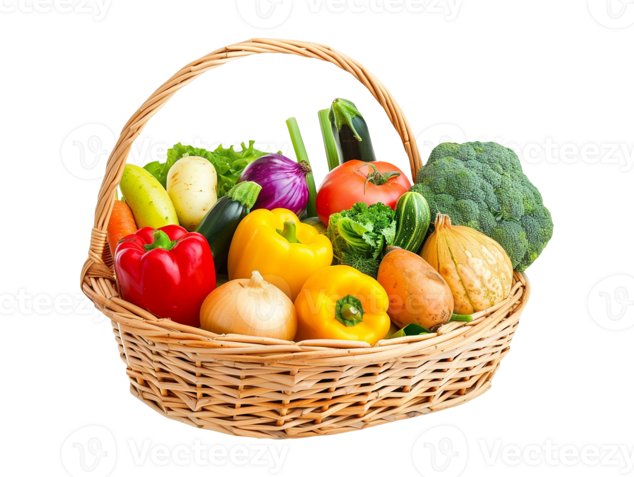 basket of vegetables png