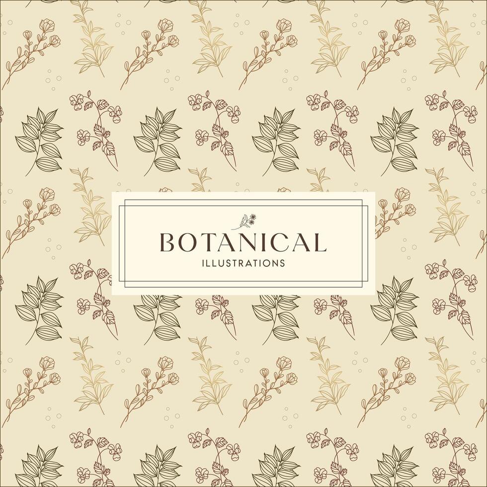 elegancia blanco roto blanco mano dibujado mono línea floral botánico flor antecedentes diseño vector