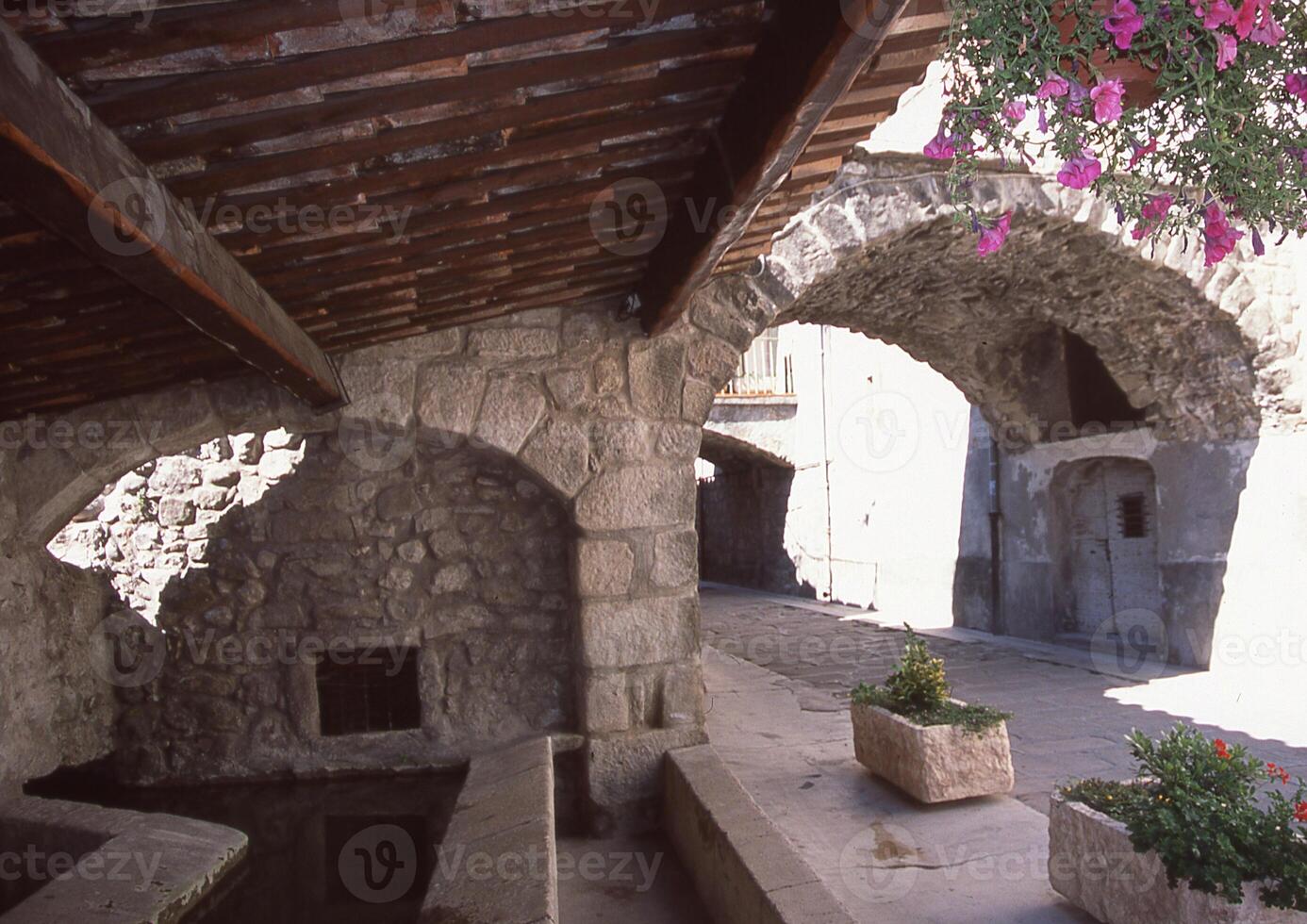 a stone archway photo