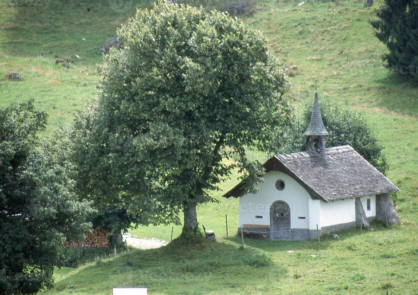 a small white church photo