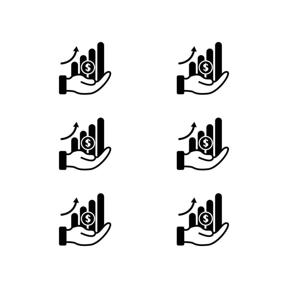 Finance icon set. vector