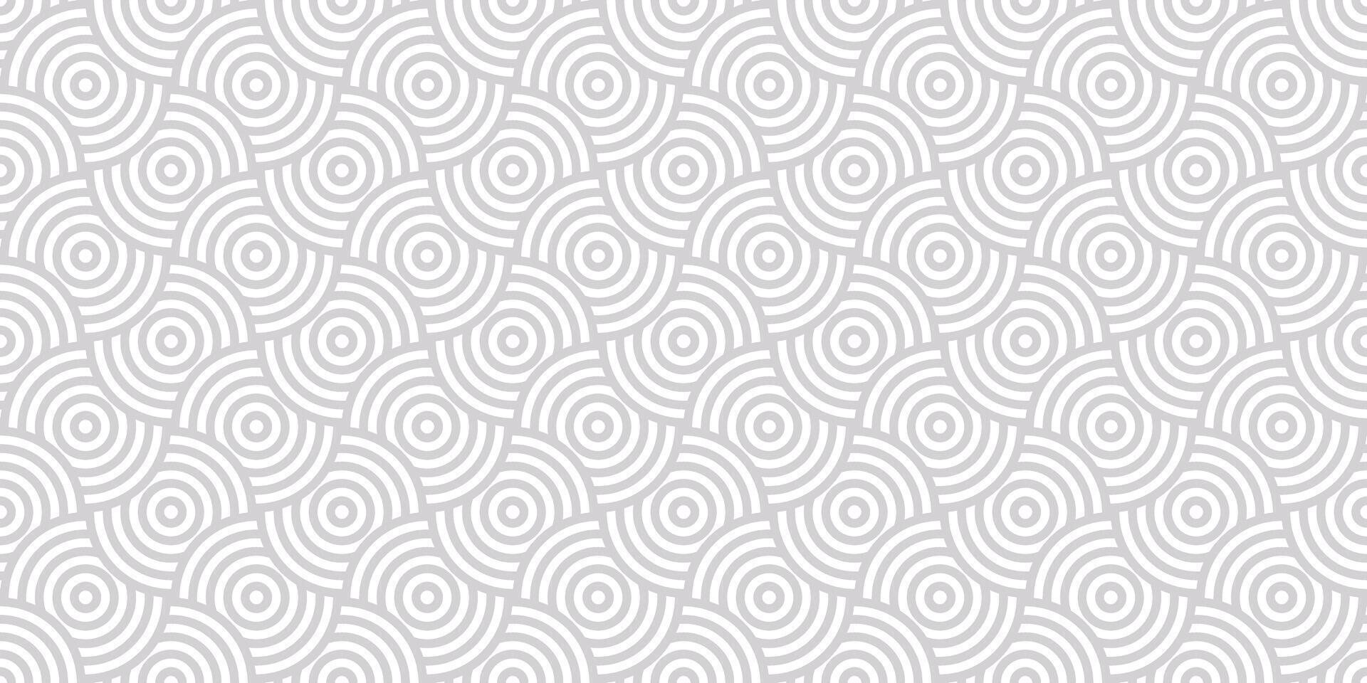 Modern abstract background pattern with circles, geometric seamless repeating wallpaper, white and grey banner design. vector