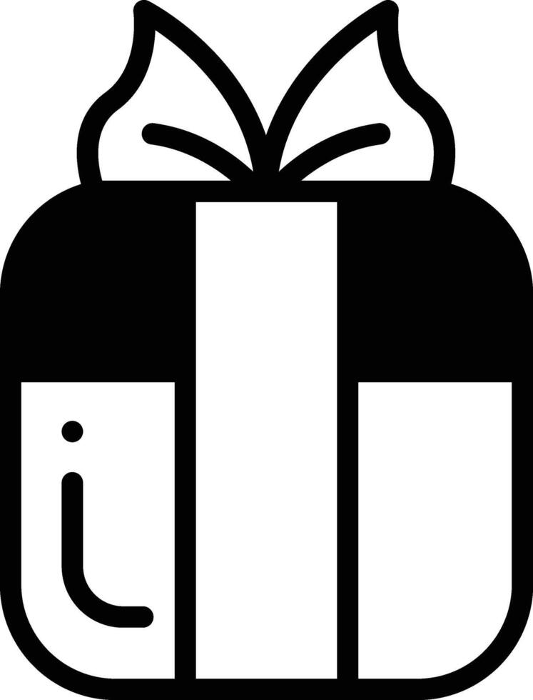 A gift box with a bow on top vector