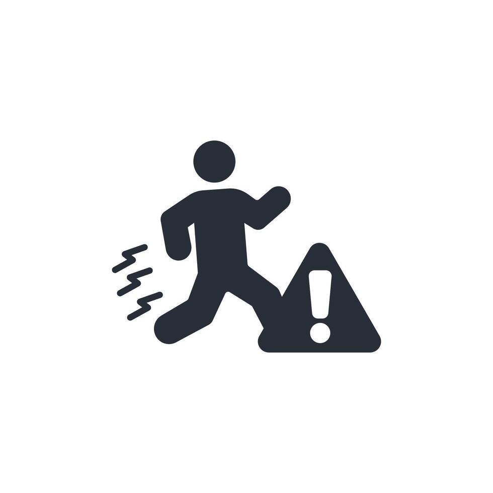 escape icon. .Editable stroke.linear style sign for use web design,logo.Symbol illustration. vector