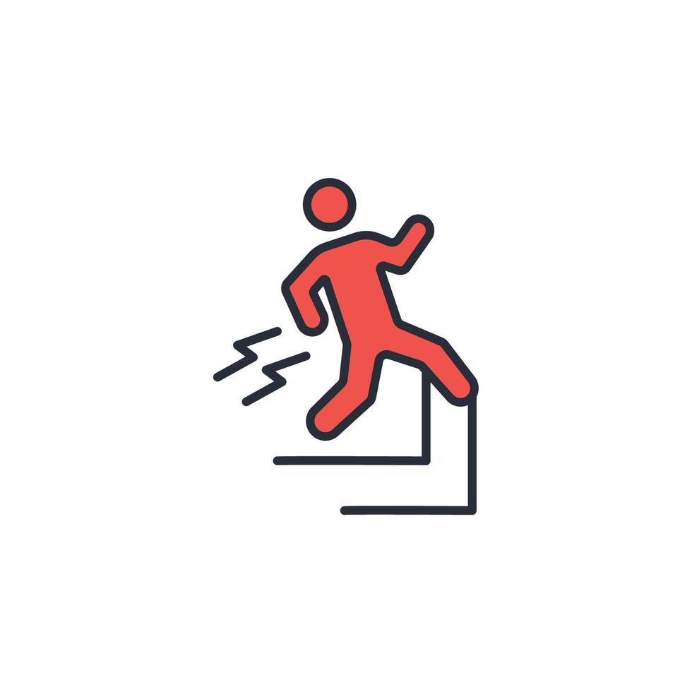 hurdle icon. .Editable stroke.linear style sign for use web design,logo.Symbol illustration. vector