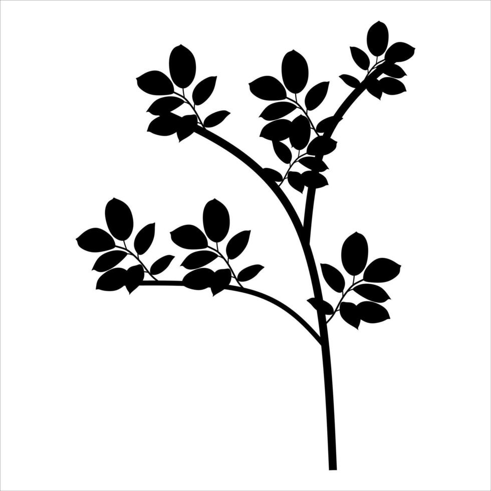 floral modelo cepillo elemento vector